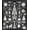 B, variant on XUNKUSGA Christmas Decorations Christmas DIY Coloring Blanket For Adults Kids Throw Blanket With 24 Markers Ghost Patterns Washable Cozy Doodle Mat For Home Decor Spooky Party Christmas Tree