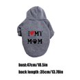 thumbnail image 3 of LSLJS Dogs Sweatshirt Pet Supplies Dog Clothes Fleece Cloth Mommy Pet Sweater Teddy Clothes Spring Fall Winter, Polyester Pet Sweatshirt, 3 of 6