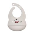 thumbnail image 1 of Kushies - SiliBib - Silicone Bib - Spot Sand, 1 of 4