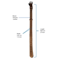 thumbnail image 4 of Dog Collar – Brown High Quality Leather -Durable & Adjustable Pet Collar for Medium & Large Dogs - by North Care, 4 of 7