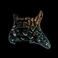 thumbnail image 2 of Zootealy Electric Guitar Pickguard 3-Ply Scratch Plate for Strat Style Guitars - Leopard Stripe Design, 2 of 6