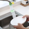 thumbnail image 3 of Robinet de Cuisine en Acier Inoxydable avec Buse d'Eau Rotative, Conception Rétractable, Arroseur Pivotant à 360°, et Sortie d'Eau Uniforme pour la Conservation de l'Eau, 3 of 5