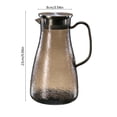 thumbnail image 3 of Acrylic Striped Kettle Plastic Cold Water Kettle Transparent Cool Kettle Juices Kettle Herbal Tea Kettle, 3 of 6