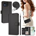 thumbnail image 2 of Book Style Wallet Cover for ASUS Zenfone 11 Ultra, Soft PU Leather, Black, 2 of 6