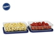 thumbnail image 3 of Ensemble de 4 récipients rectangulaires en verre borosilicaté Pillsbury pour la conservation des aliments, 2 x 700 ml, 3 of 3