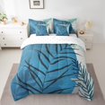 thumbnail image 2 of YST Geometric Aesthetic 7pcs Comforter Set, King Size, Modern Minimalism Bedding, Abstract Leaves, Luxuryations, 2 of 4
