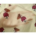 thumbnail image 4 of oneOone Silk Tabby Fabric Floral & Block Print Fabric By Yard 42 Inch Wide, 4 of 4