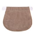 thumbnail image 1 of Maternity Pregnancy Adjustable Elastic Belt Pants Extended Button (Khaki), 1 of 5