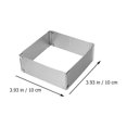thumbnail image 2 of OUNONA 2Pack Mousse Square Mold Baking Cake Pan Supplies for Home Bakers, 2 of 8