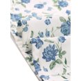 thumbnail image 5 of INSPIRE CHIC Women's Square Neck Ruffled Sleeve Pleated Front Printed Dress Blue S, 5 of 5