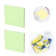 thumbnail image 2 of Today Sales 2Pcs Sticky Notes 3x3 Inches, Strong Adhesive, Clean Removal, Recyclable Easy to Post for Home, Office, Notebook Back to Schools - Green, 2 of 9