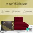 thumbnail image 4 of Pure Egyptian Cotton Sheets King Size High Thread Count Sheets King PC Luxury Hotel King Size Sheets Set Deep Pocket Sateen Weave Cooling Bed Sheet Sets, 4 of 8