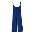 thumbnail image 5 of LSLJS Womens Casual Sleeveless Spaghetti Strap Loose Adjustable Jumpsuits Stretchy Long Pants Romper with Pockets, 5 of 5