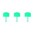 thumbnail image 4 of Youkk Ergonomic Hollow Handle Putty Knife for Precise Putty Spreading Style A 3Set, 4 of 6
