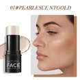 thumbnail image 1 of HOARBOEG Colorful High Gloss Stick Three Dimensional Face Priming Cream Lying Silkworm Pen Powder Blusher Stick Color Makeup Clearance Sale, 1 of 4