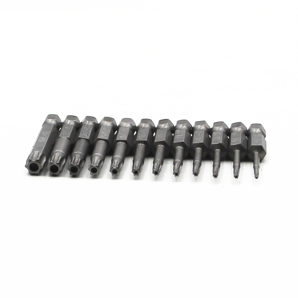 Drill Bits,Bit Set Steel Power Drills Drivers Steel 50mm Compatible 1/4 Inch Heads 50mm Compatible With Inch Heads Drill Set Steel 50mm 12-piece 1/4 Inch Compatible With Power With Power Drills Eryue