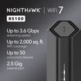 thumbnail image 2 of Netgear Nighthawk WiFi 7 Dual-Band Router, 2 of 9