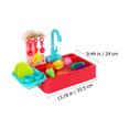 thumbnail image 2 of Luxshiny 1 Ensemble d'Appareils de Cuisine Jouet pour Enfants Rouge Plastique Cuisine Simulée Jeu, 2 of 8