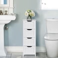 thumbnail image 1 of Yaheetech Free-Standing Bathroom Floor Cabinet with 4 Drawers, 1 of 9