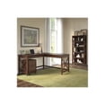 thumbnail image 1 of Bush Furniture - Key West 60W, L Shaped Desk with 2 Drawer Mobile File Cabinet and 5 Shelf Bookcase, 1 of 8