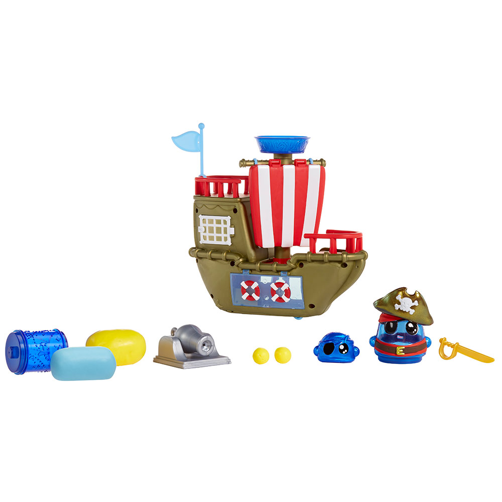 DohKins Pirate Ship Playset & Pirate - Dough Never Dries