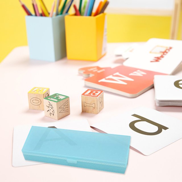 Amzcrzy Desk Organizer Pencil Storage Student Organizer Pen Pouch Pencil Case Translucent Frosted Stationery Case College Essentials Pencil Box Classroom Organization Office Organization