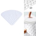 thumbnail image 3 of Tapis de Douche d'Angle Antidérapant, Coussinet, Quadrant, Secteur, Caoutchouc, Antibactérien, 3 of 8