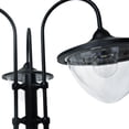 thumbnail image 3 of Outsunny 3-head LED Solar Light Lamp Street Light Post with Planter, Solar-powered Lamp Post, Black, 3 of 3