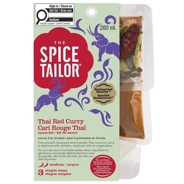 The Spice Tailor Asian Thai Red Curry Sauce Meal Kit 275g