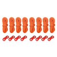 thumbnail image 4 of Maytalsory Cordon Réfléchissant de Sécurité pour Tente de Camping Expérience de Camping Sécurisée Cordes de Tente Réfléchissantes Robustes orange Ensemble de 2, 4 of 6