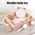 thumbnail image 4 of Instrument de Musique pour Enfants Ensemble de Jouets Éducatifs en Bois pour Percussion Musicale, 4 of 7