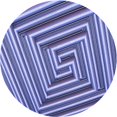 thumbnail image 1 of Ahgly Company Machine Washable Indoor Round Transitional Deep Periwinkle Purple Area Rugs, 5' Round, 1 of 7