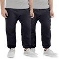 thumbnail image 1 of Men‘s EverSoft Fleece Elastic Bottom Sweatpants  2 Pack, 1 of 6