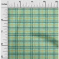 thumbnail image 1 of oneOone Viscose Jersey Fabric Madras Check Printed Craft Fabric BTY 60 Inch Wide, 1 of 5