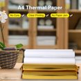 thumbnail image 4 of 1 Rouleau de Papier Thermique Blanc A4 210*30mm(8.3*1.2 Po) Longue Durée pour 10 Ans, 4 of 7