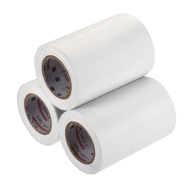 Unique Bargains 10cmx13m Non-Adhesive Thick Tube Protector Wrap Pipe Protective Tape White 3Pack