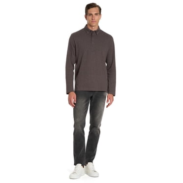 Polo à Manches Longues en Chevrons Van Heusen