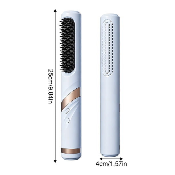 Cold Air Hair Straightener Brush Functional Negative Ion Hair