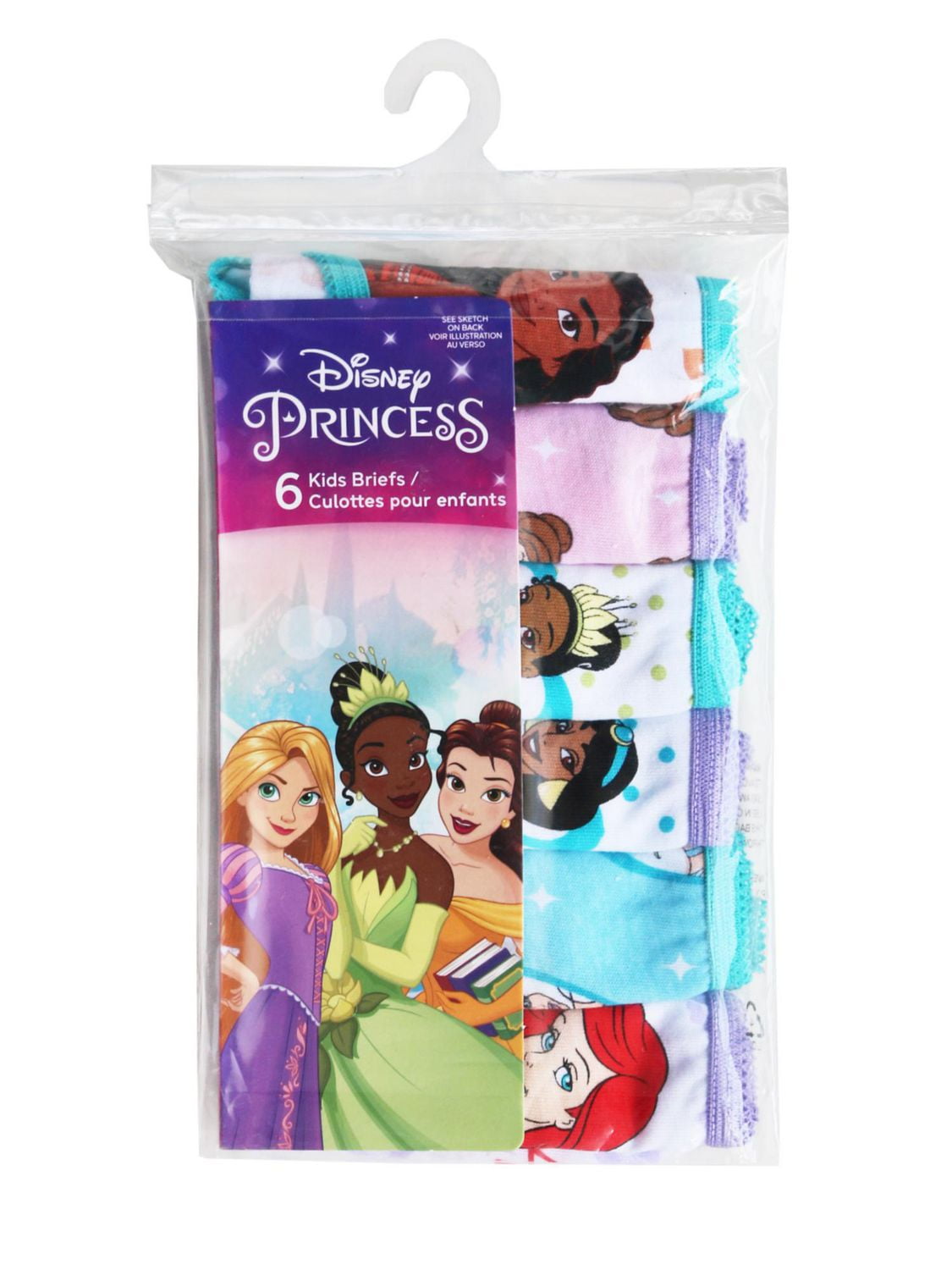 Sous-vêtements pour les filles de Disney Princess