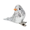 thumbnail image 2 of 12Pcs Glitter Cute Silver Artificial Bird Simulation Decor Garden Home Decoration Prop, 2 of 14