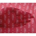 thumbnail image 4 of oneOone Viscose Chiffon Fabric Circle|Leaves & Paisley Block Decor Fabric Printed BTY 42 Inch Wide, 4 of 4