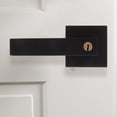 thumbnail image 5 of 1 Set Of Aluminum Door Knob With Lock Heavy Duty Door Handle For Bedroom Or Bathroom Keyed Lever Set For Left Or Right Handled Doors Matte Finish, 5 of 5