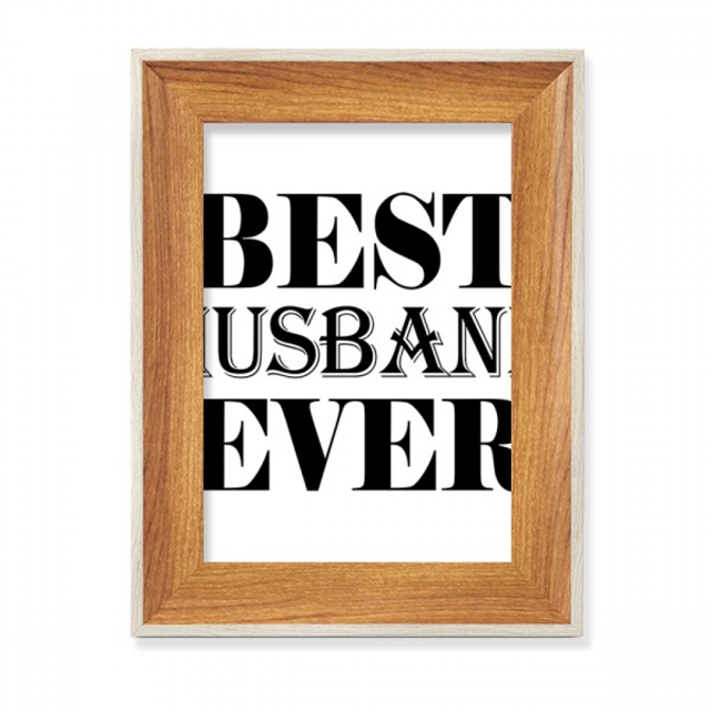 Best Husband Ever Quote Desktop Wooden Photo Frame Display Picture Art Painting Multiple Sets