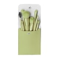 thumbnail image 1 of 8-Piece Makeup Brush Set: Macaron Series, PU/Wood, Portable, for Daily Makeup, 1 of 2
