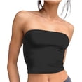 thumbnail image 1 of Timegard Womens Tube Tank Tops Sleeveless Strapless Crop Tops Basic Backless Top Going out Cute Summer Shirts, 1 of 5