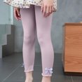 thumbnail image 2 of MeetoTime Leggings Légers pour Tout-Petits Enfants Filles Extensibles Confortables en Coton Taille Haute Leggings, 2 of 3