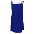 thumbnail image 5 of Leutsin Ladies V-neck Mid-Waist Loose Button Solid Color Sleeveless Suspender Dress, 5 of 5
