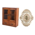 thumbnail image 3 of DOLITY Wooden Storage Cabinet Organization Tabletop Cabinet for Home Office Kitchen Double Door, 3 of 9