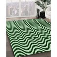 thumbnail image 3 of Ahgly Tapis Rectangulaire Lavable en Machine, Vert Clair, 4 Pieds x 6 Pieds, 3 of 7