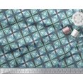thumbnail image 2 of Soimoi Gray Rayon Fabric Arrow & Diamond Geometric Print Fabric by the Yard 42 Inch Wide, 2 of 5